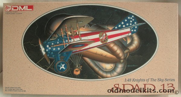 DML 1/48 Spad XIII (Spad 13) - 9th Aero Sq/USAS in Germany 1919 - Lt. Reed Chambers, 5902 plastic model kit